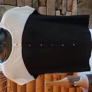 CAROL ROSE BLACK AND WHITE TOP